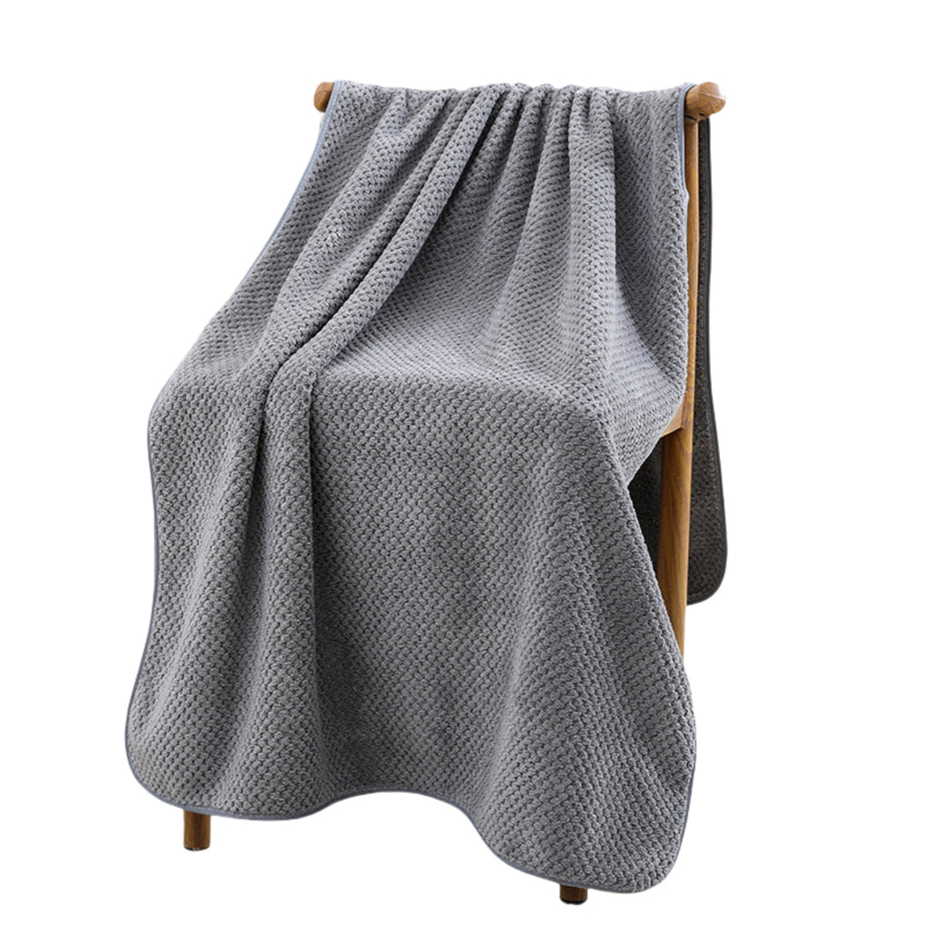 Coral Velvet Bath Towel