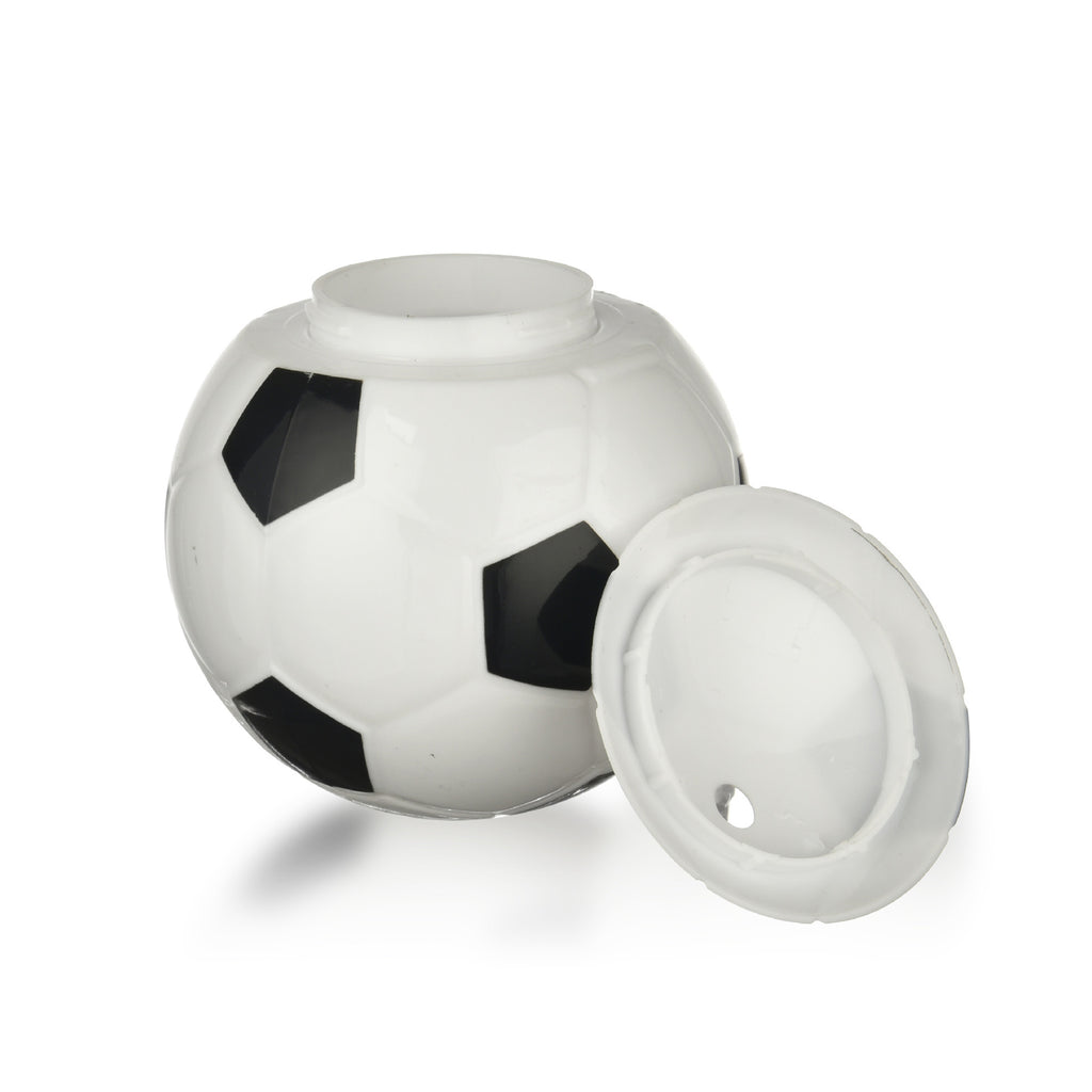 15Oz Soccer Ball Shaped Plastic Straw Cup