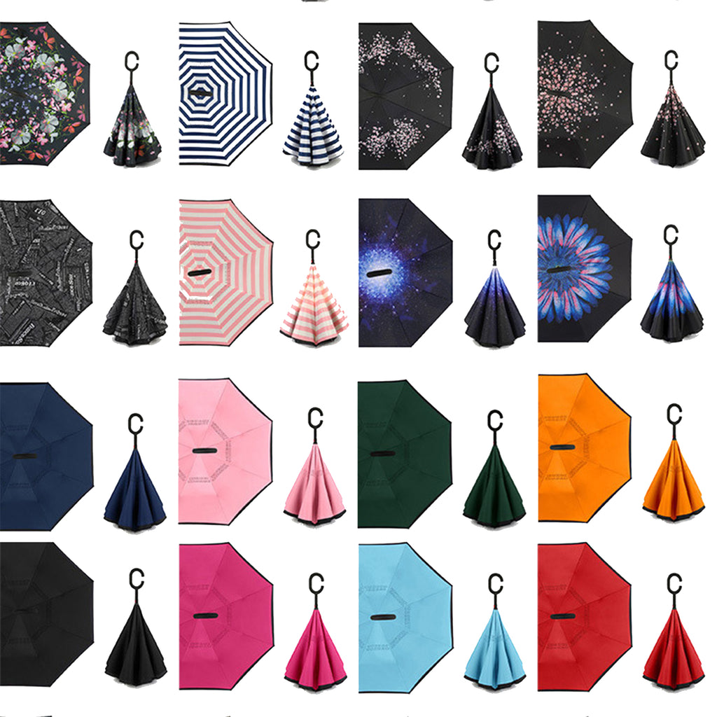 Inverted Reverse Upside Down Umbrella