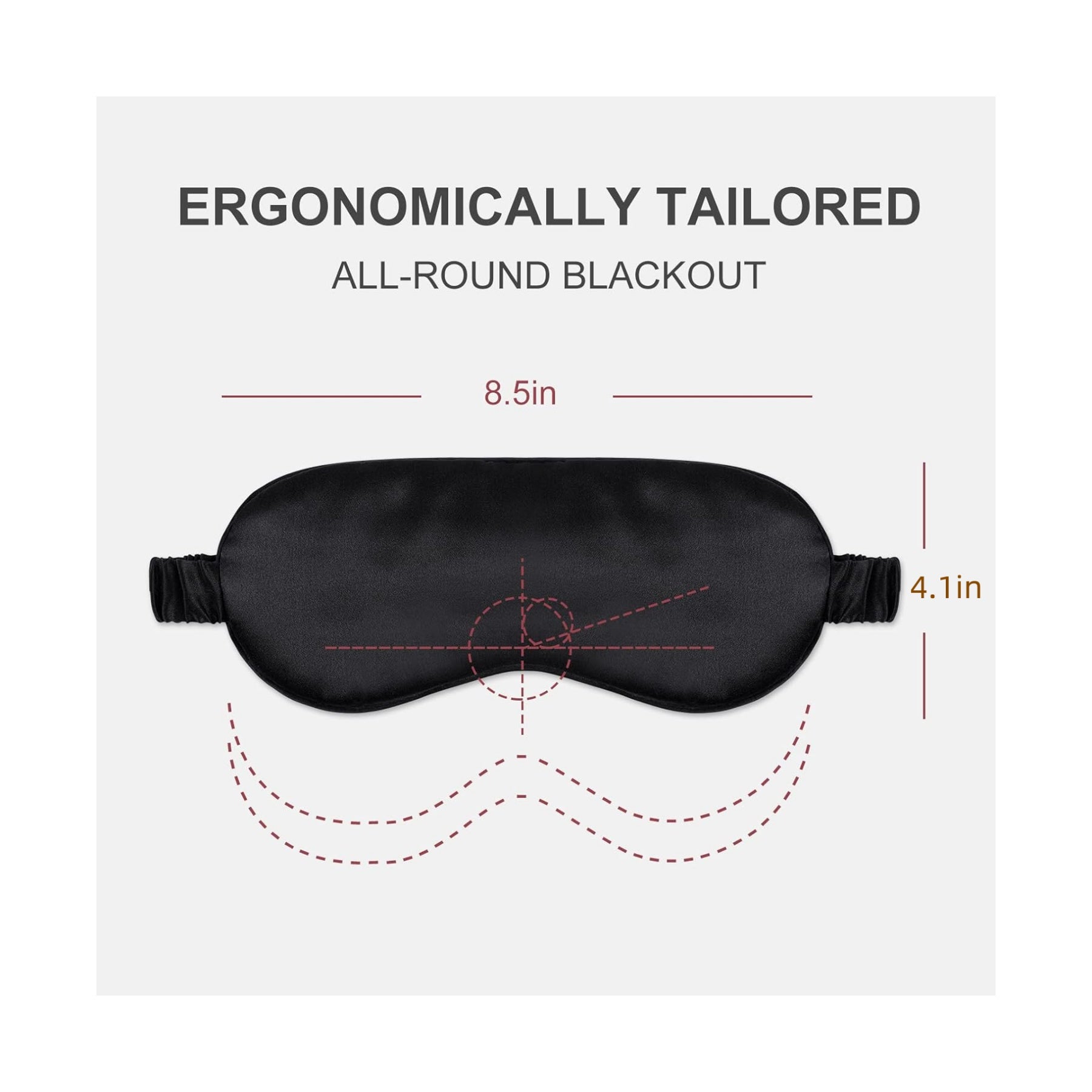 Real Natural Pure Silk Sleep Eye Mask