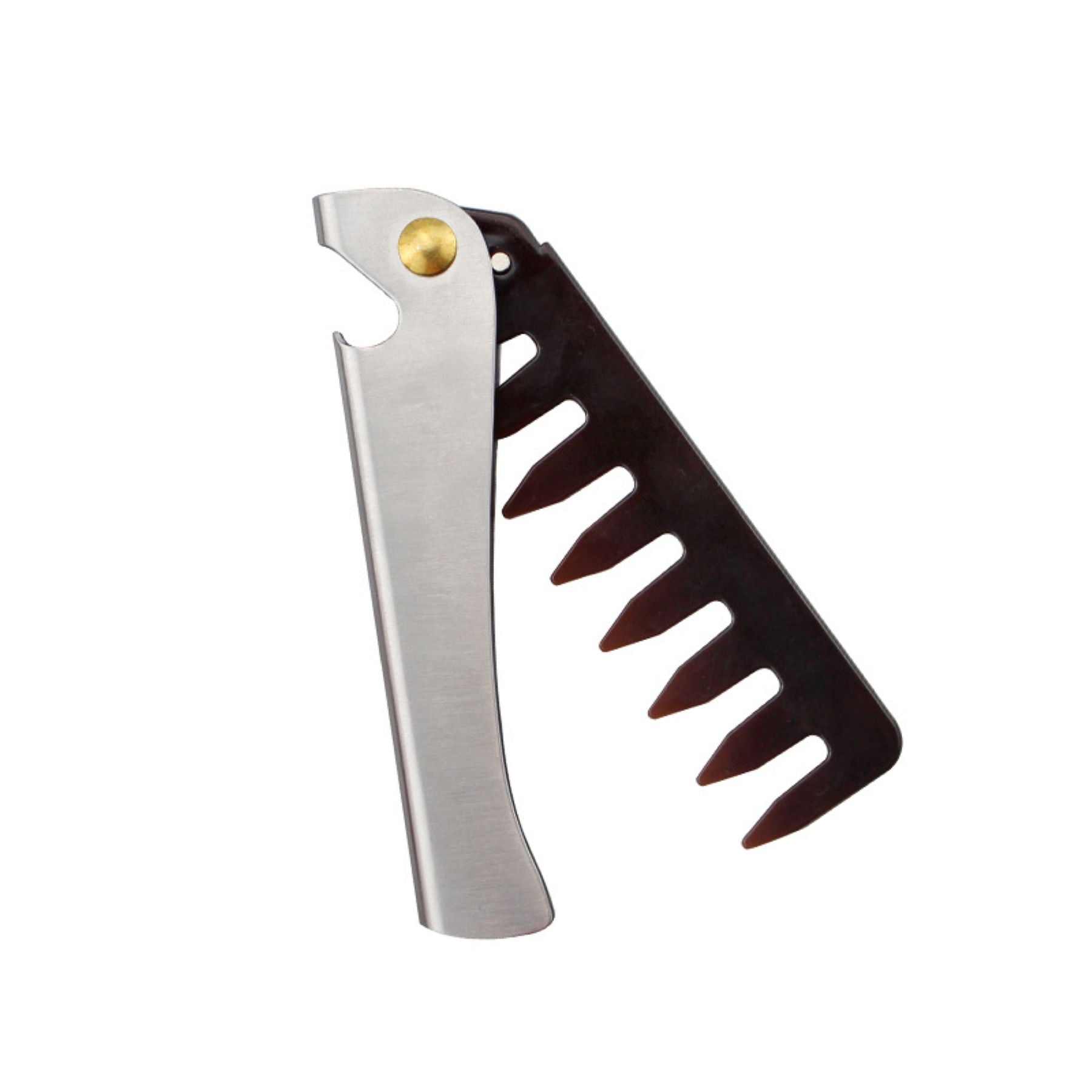 Foldable Comb for Men's Slicked - Back Hairstyles