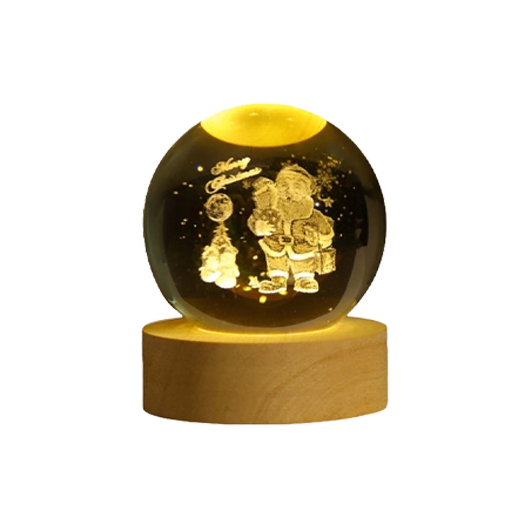Christmas Decorative Crystal Ball With Base