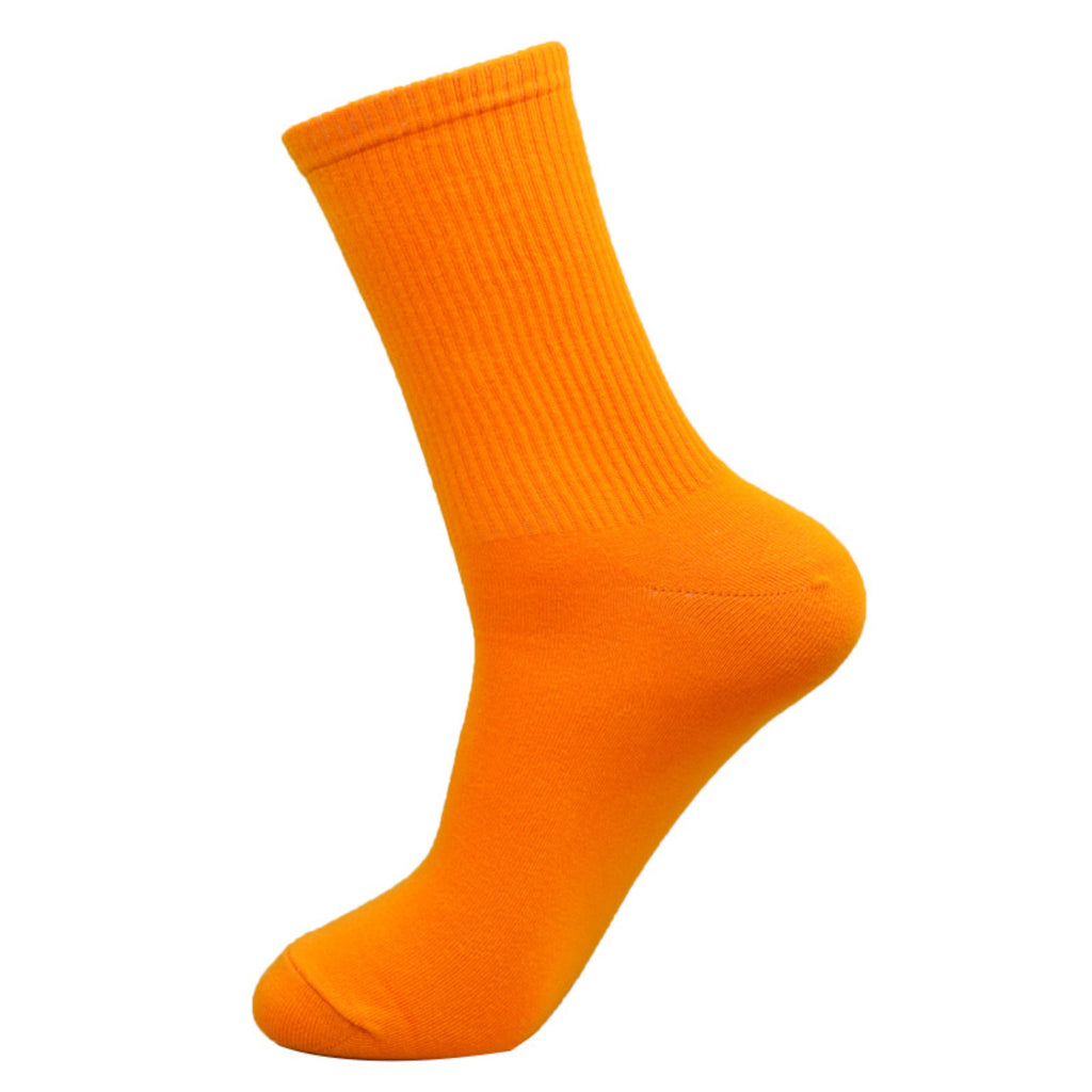 Trendy Multi-Color Cotton Sports Stockings For Men And Women