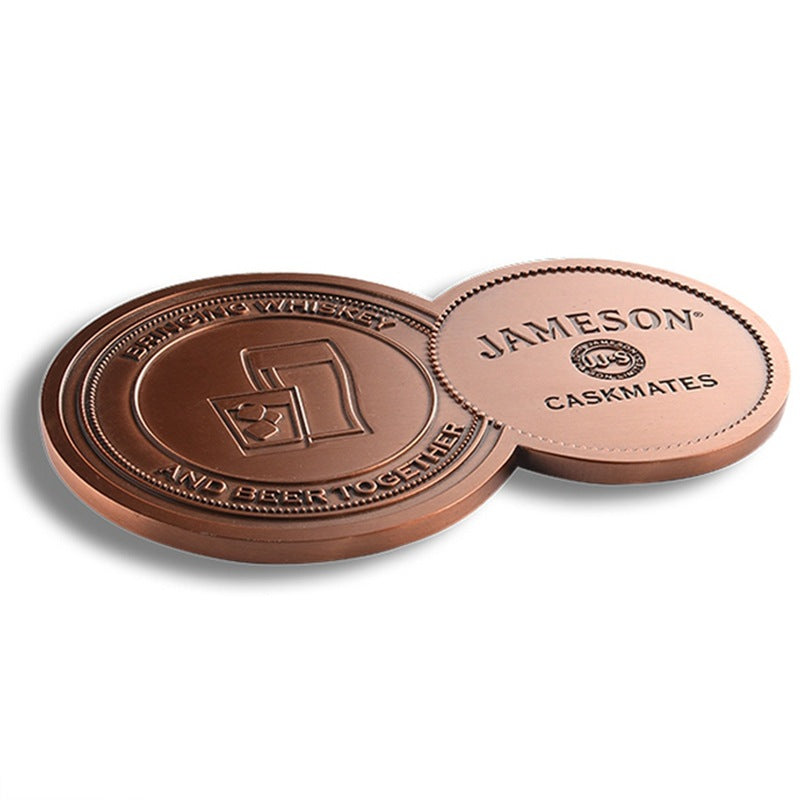 Zinc Alloy Household Coasters