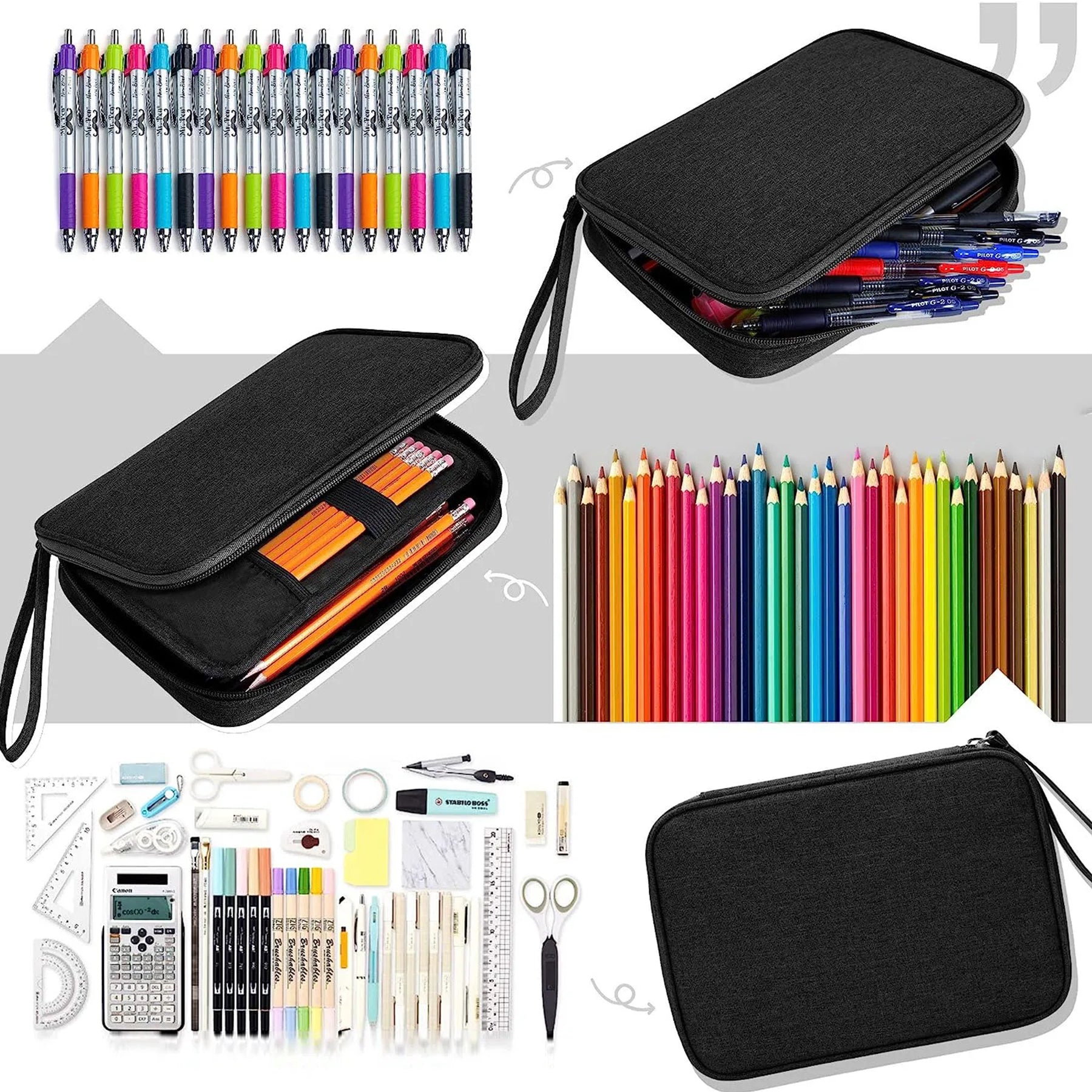 Multifunctional Marker Pen Pencil Case