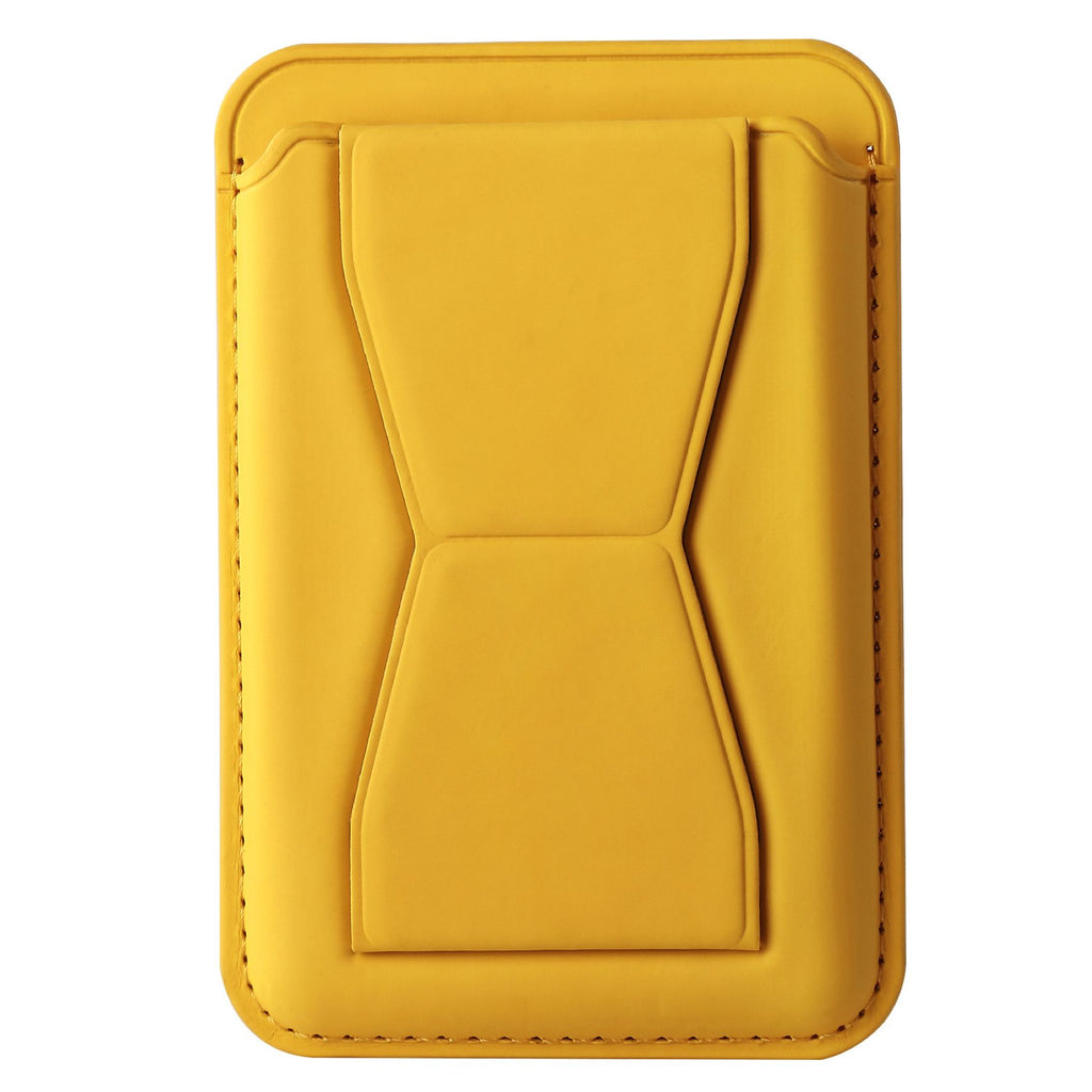 Mobile Phone Leather Card Case Stand