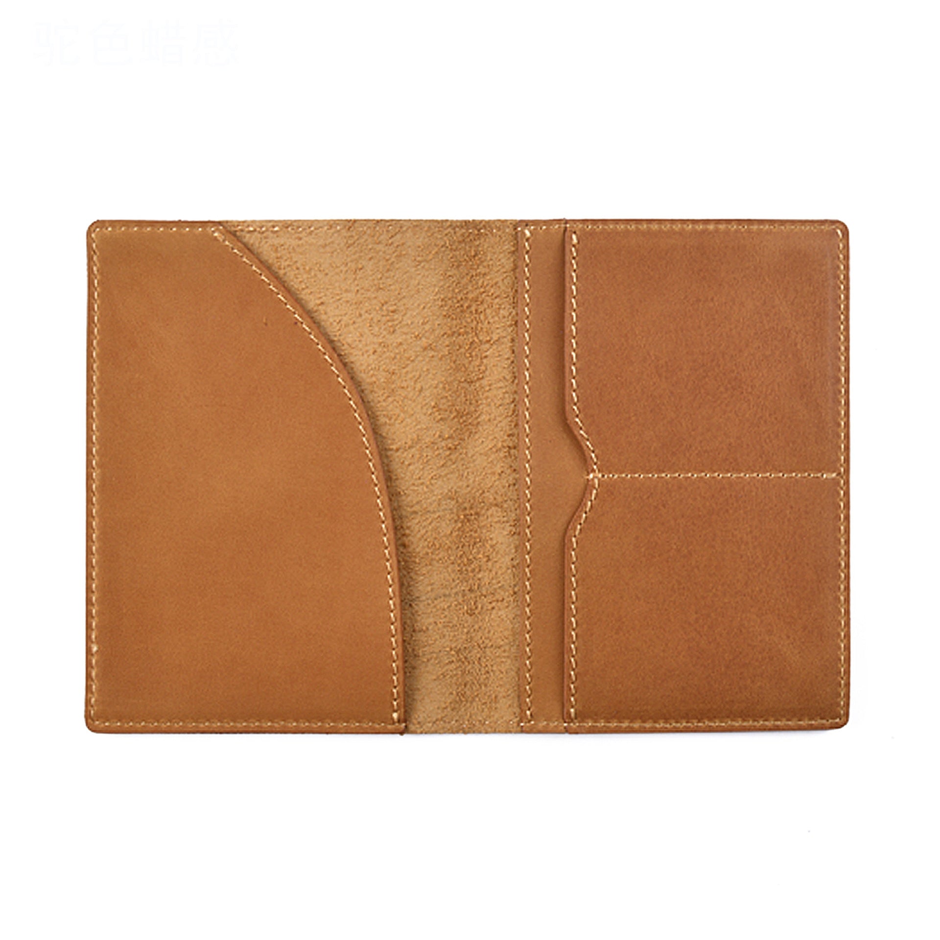 Cowhide Leather Passport Organizer Pouch