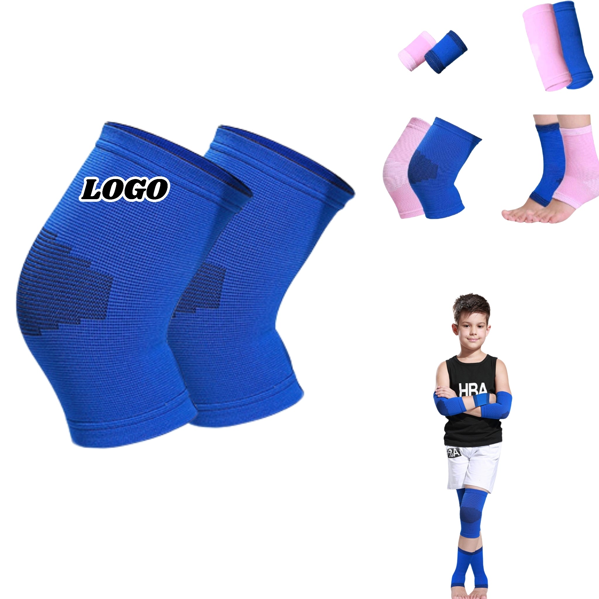 Kids Knee Pads Set For Basketball & Skating Protective Gear