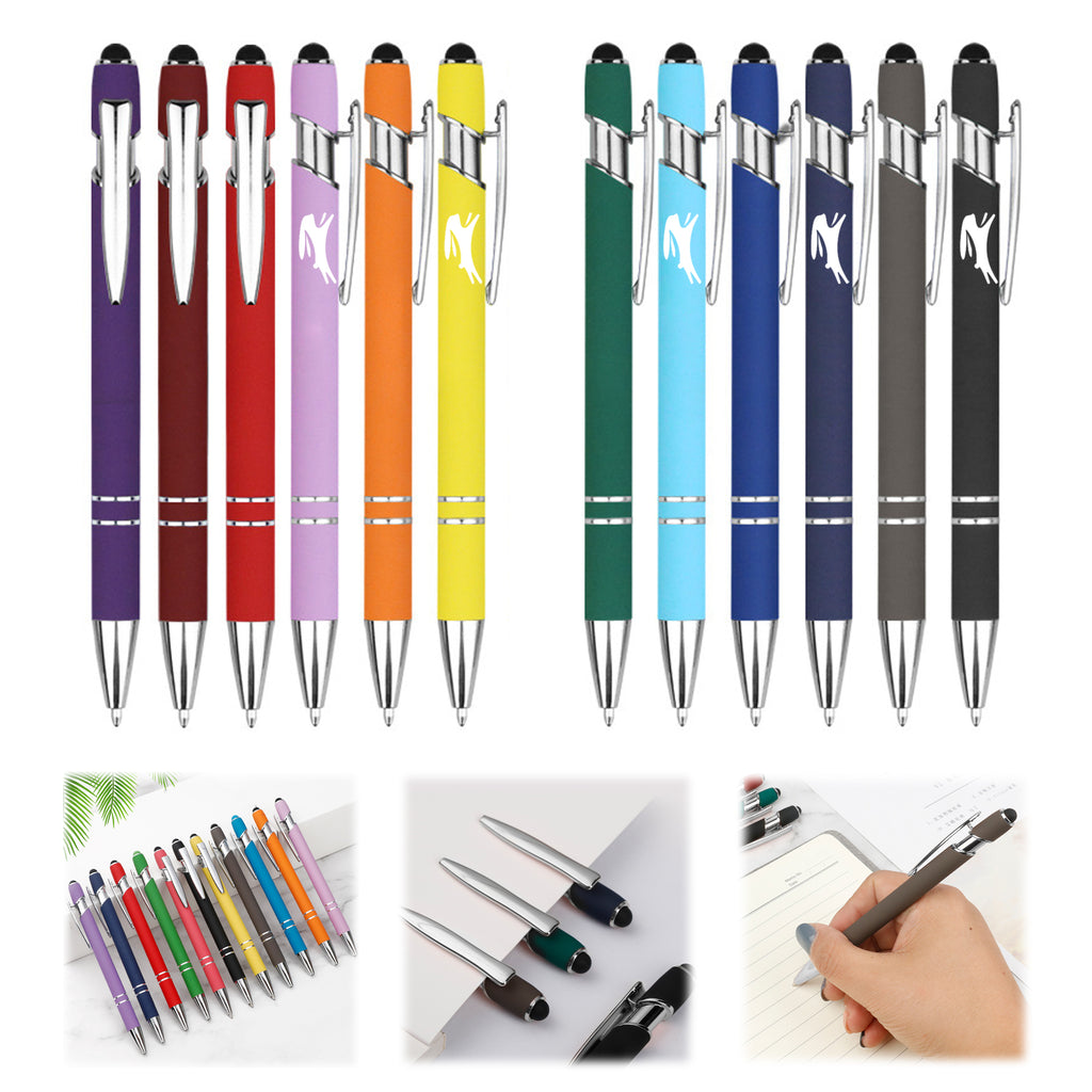 2-In-1 Stylus Retractable Ballpoint Pen