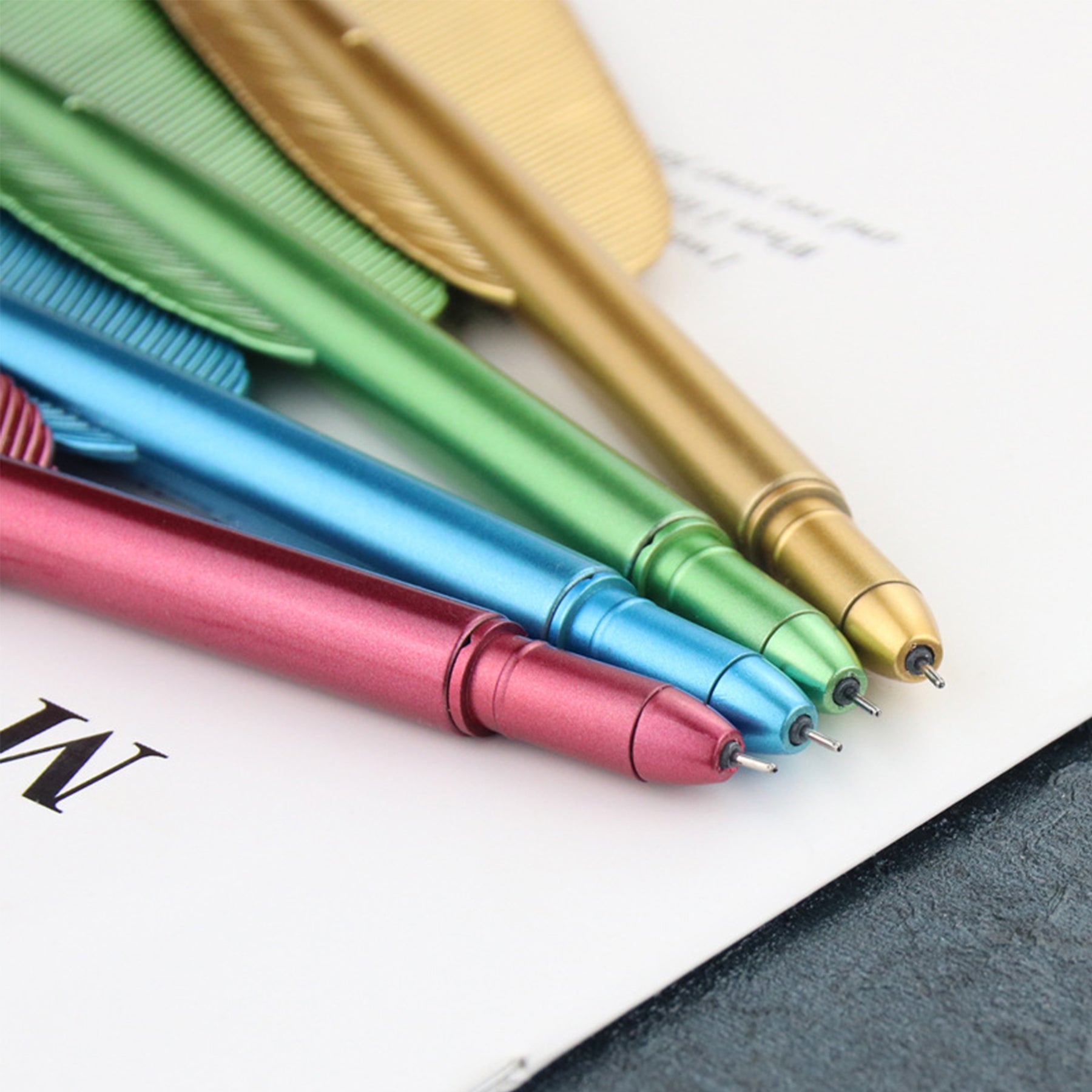 Imitation Plastic Feather Pen