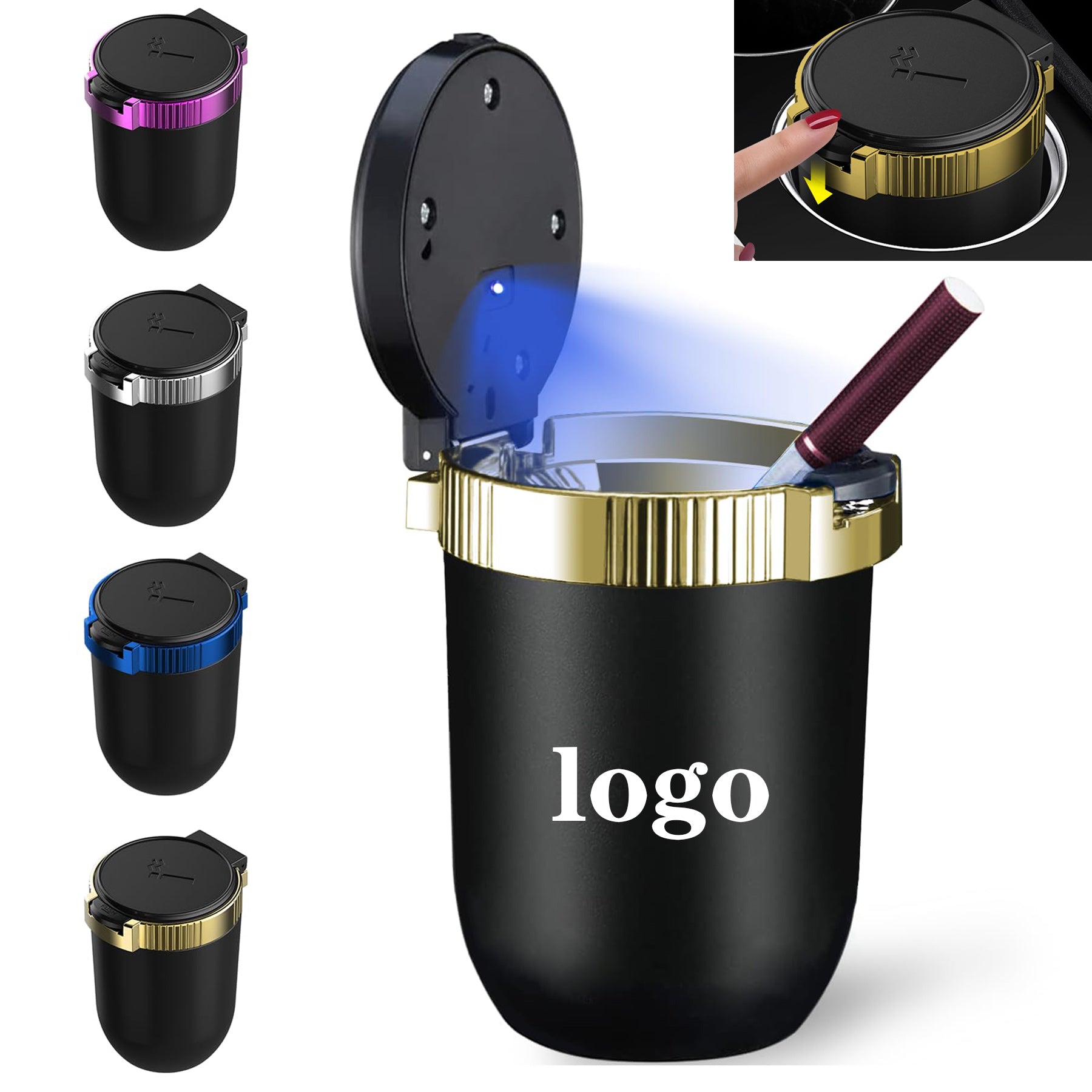 Car Ashtray With Lid