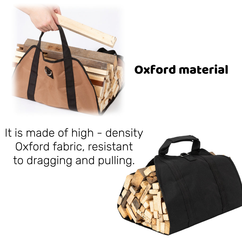 Portable Handheld Firewood Storage Bag
