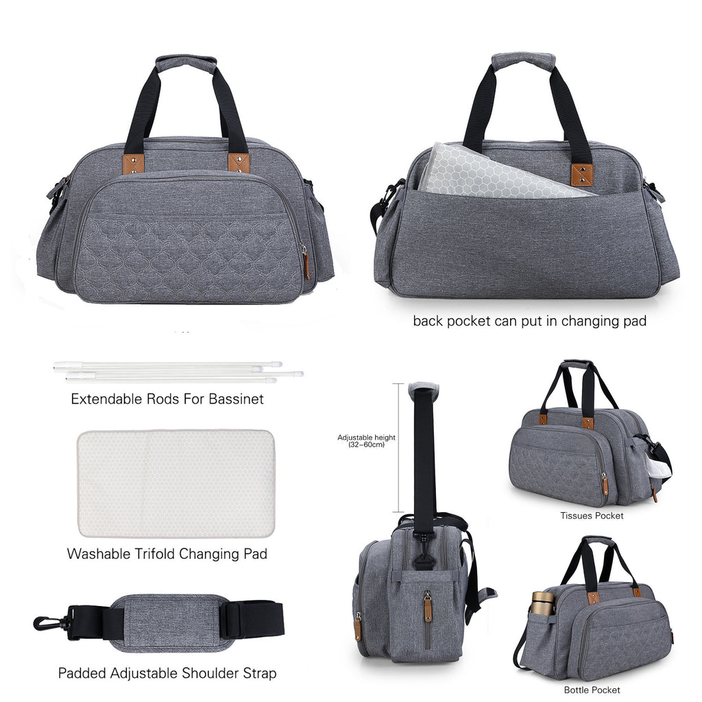 Diaper Bag Crib Combo