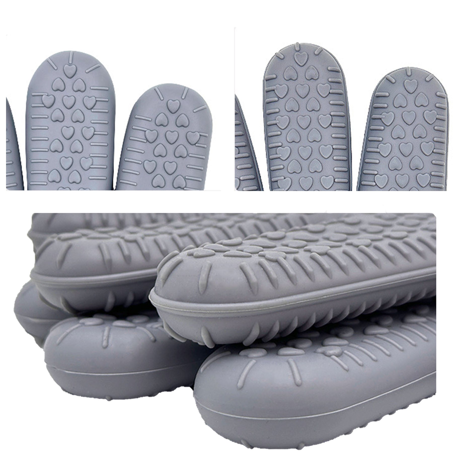 Ribbed Soft Silicone Oven Mitt