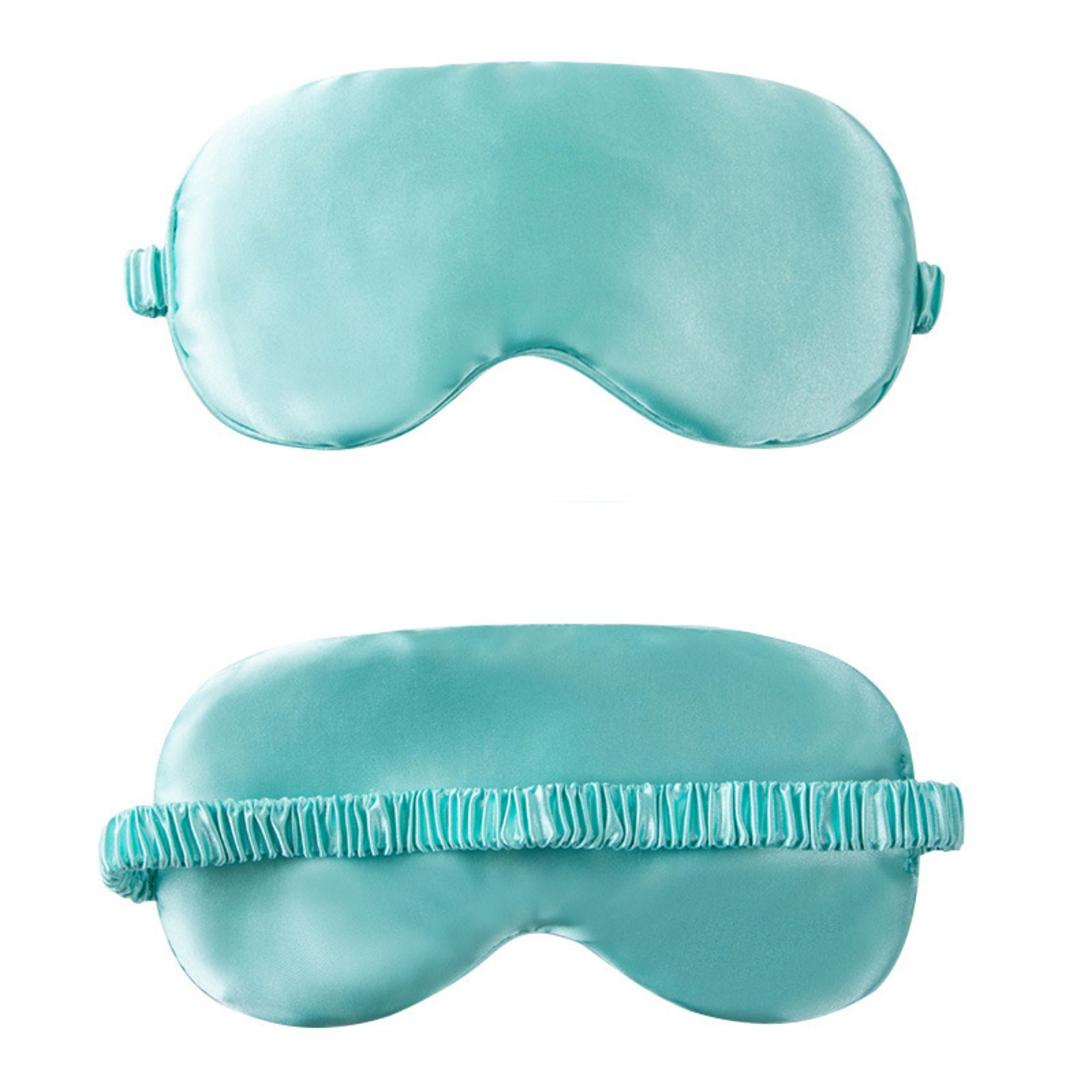 Portable Double-Sided Silk Solid Color Eye Mask