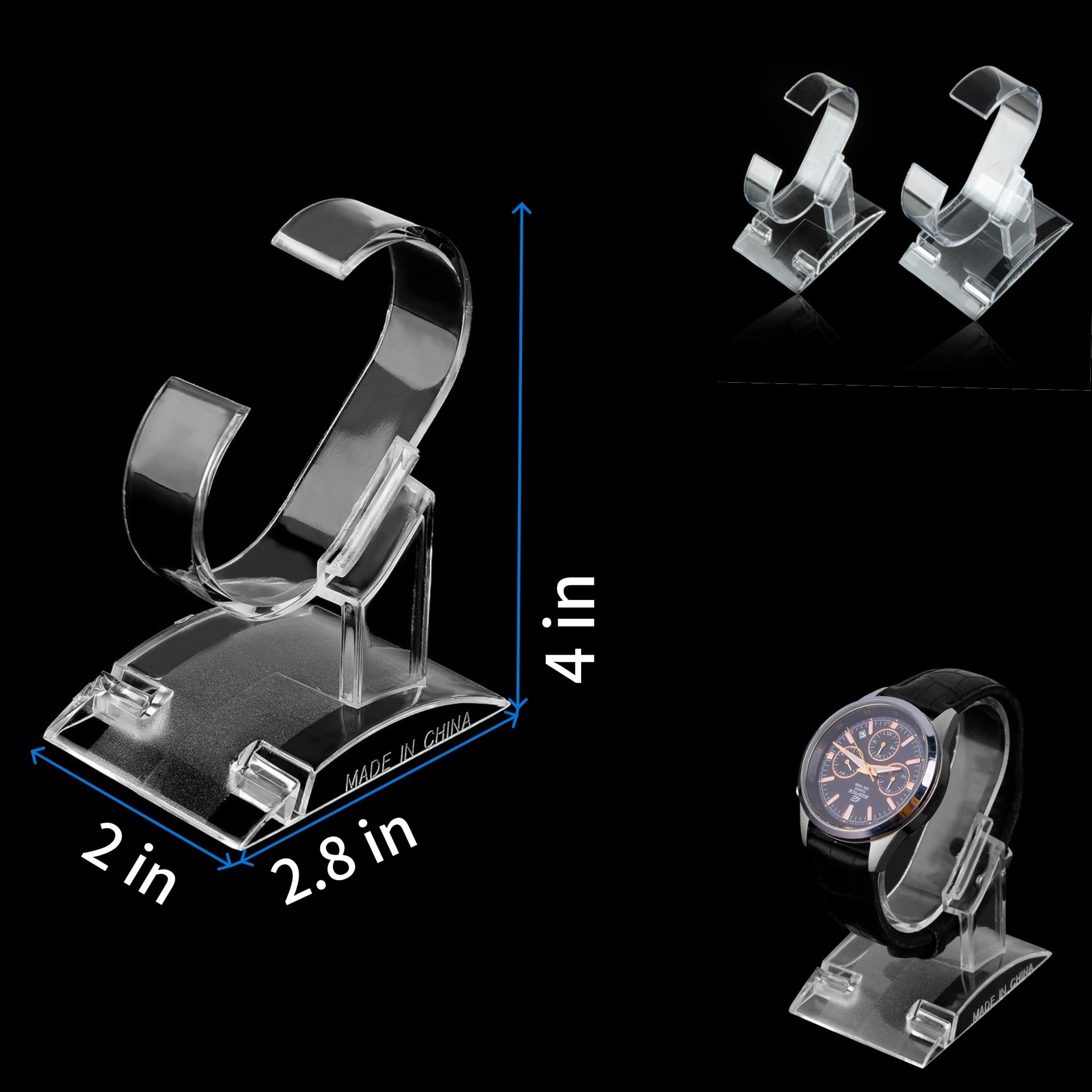 Transparent Watch Display Stand