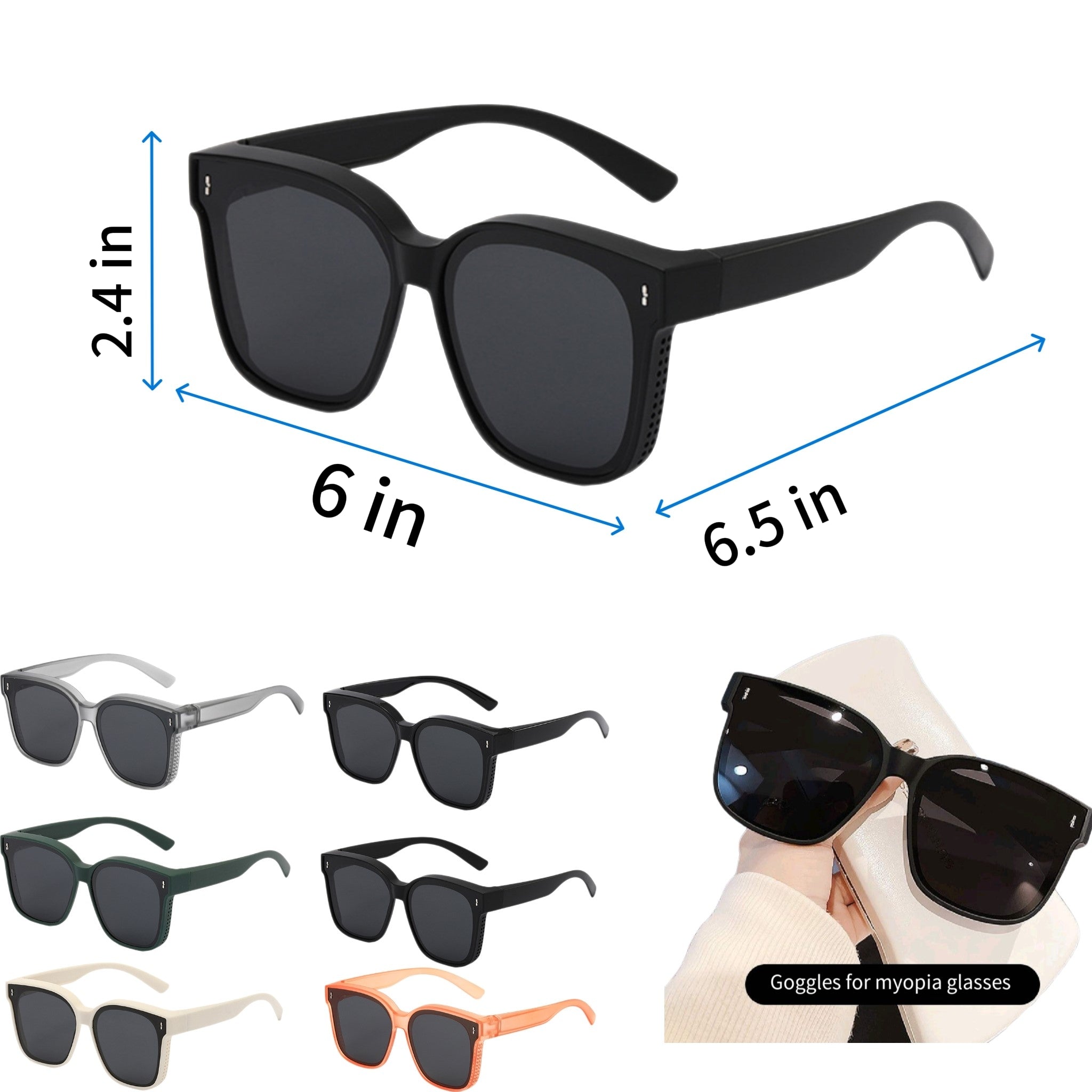 Myopia Specific Clip On Sunglasses