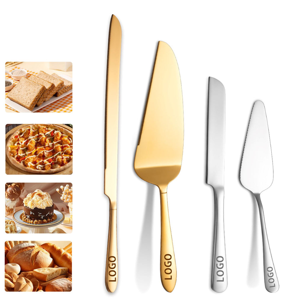 Stainless Steel Cake Server and Spatula Cutlery Set