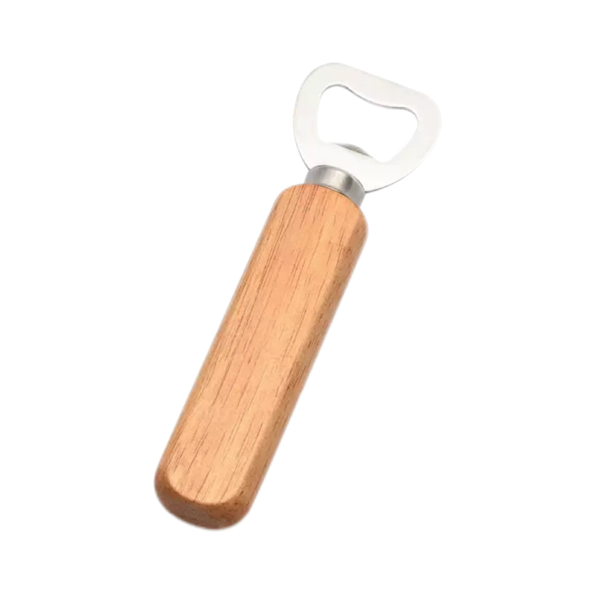 Rubber Wood Handle Beer Bottle Opener